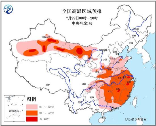 南方高温将持续至7月底 31日起高温转战北方